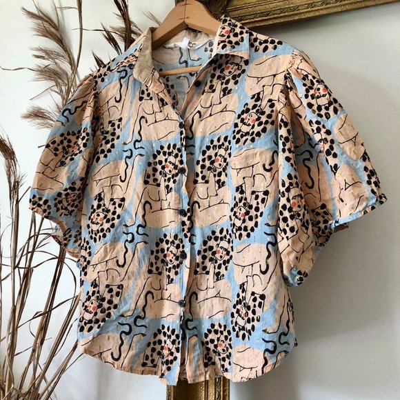 gorman Tops - Ladies + Snakes Button Up GORMAN x Claire Johnson